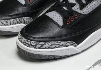 Hyperoad 2024 OG “Black Jordan 3 Cement” Air 0605